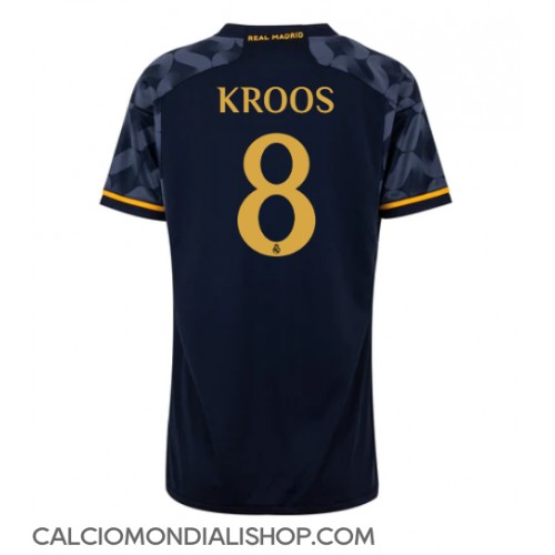 Maglie da calcio Real Madrid Toni Kroos #8 Seconda Maglia Femminile 2023-24 Manica Corta